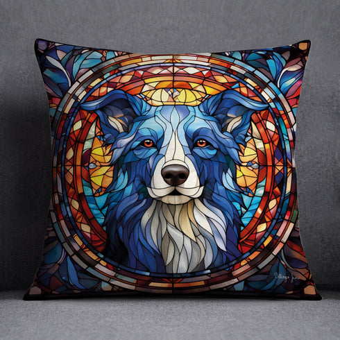 Border Collie Suncatcher Design Cushion
